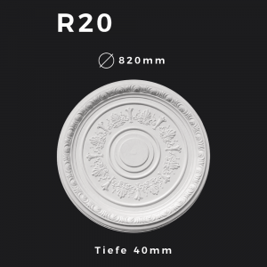 Rosette R20 – Gipsstuck | STUCK-PS Hamburg