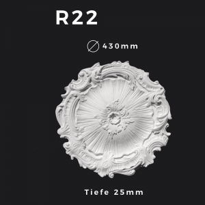 Rosette R22 – Gipsstuck | STUCK-PS Hamburg