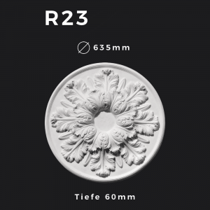Rosette R23 – Gipsstuck | STUCK-PS Hamburg