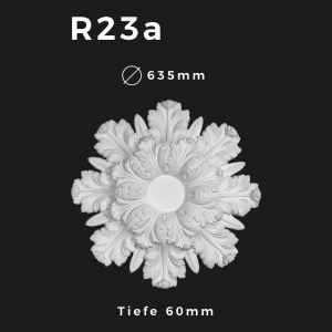 Rosette R23a – Gipsstuck | STUCK-PS Hamburg
