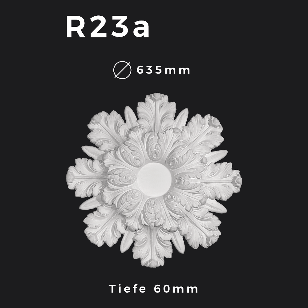 Rosette R23a – Gipsstuck | STUCK-PS Hamburg 1 Rosette R23a – Gipsstuck | STUCK-PS Hamburg
