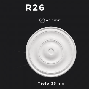 Rosette R26 – Gipsstuck | STUCK-PS Hamburg