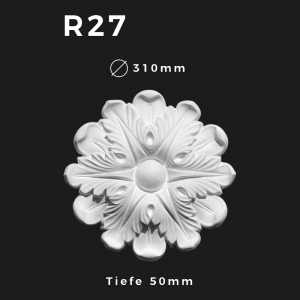 Rosette R27 – Gipsstuck | STUCK-PS Hamburg