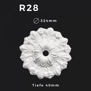 Rosette R28 – Gipsstuck | STUCK-PS Hamburg
