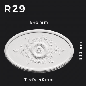 Rosette R29 – Gipsstuck | STUCK-PS Hamburg