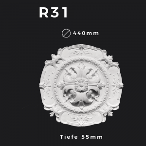 Rosette R31 – Gipsstuck | STUCK-PS Hamburg