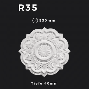 Rosette R35 – Gipsstuck | STUCK-PS Hamburg