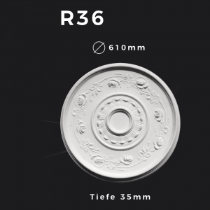 Rosette R36 – Gipsstuck | STUCK-PS Hamburg
