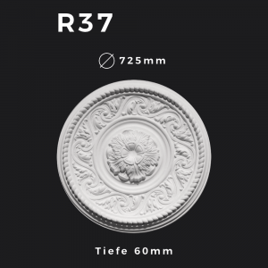 Rosette R37 – Gipsstuck | STUCK-PS Hamburg