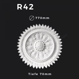 Rosette R42 – Gipsstuck | STUCK-PS Hamburg