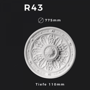 Rosette R43 – Gipsstuck | STUCK-PS Hamburg