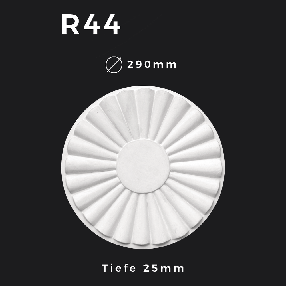 Rosette R44 – Gipsstuck | STUCK-PS Hamburg 1 Rosette R44 – Gipsstuck | STUCK-PS Hamburg