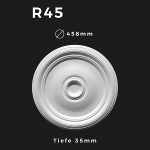 Rosette R45 – Gipsstuck | STUCK-PS Hamburg