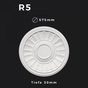 Rosette R5 – Gipsstuck | STUCK-PS Hamburg