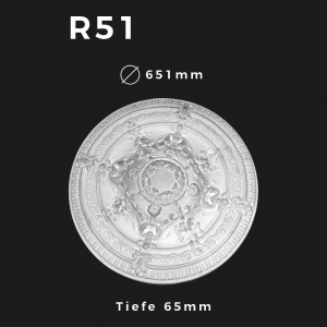 Rosette R51 – Gipsstuck | STUCK-PS Hamburg