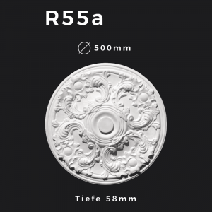 Rosette R55a – Gipsstuck | STUCK-PS Hamburg