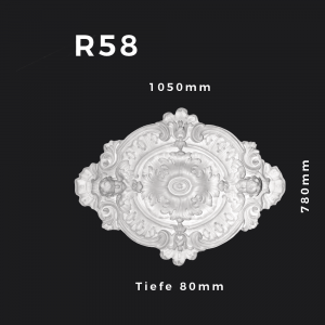 Rosette R58 – Gipsstuck | STUCK-PS Hamburg