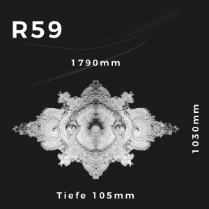 Rosette R59 – Gipsstuck | STUCK-PS Hamburg