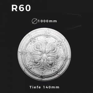 Rosette R60 – Gipsstuck | STUCK-PS Hamburg