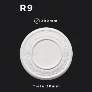 Rosette R9 – Gipsstuck | STUCK-PS Hamburg